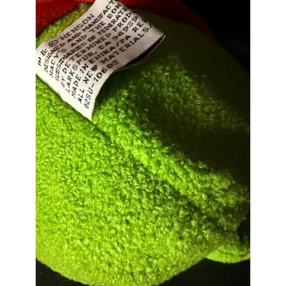 Vintage Jim Hensons Kermit The Frog w/ Christmas Hat & Vest 25" - Picture 6 of 7